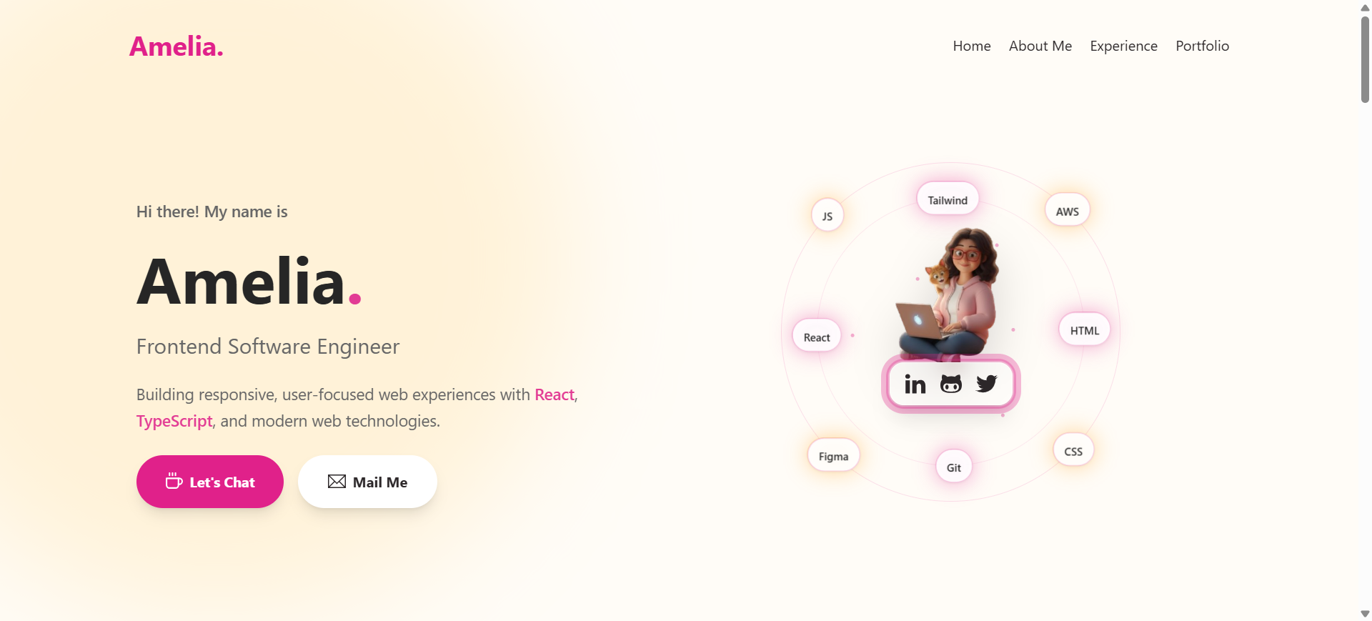Frontend Software Engineer Building responsive, user-focused web experiences with React, TypeScript, and modern web technologies.